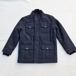 Gap Kids Charcoal Gray Peacoat Size M